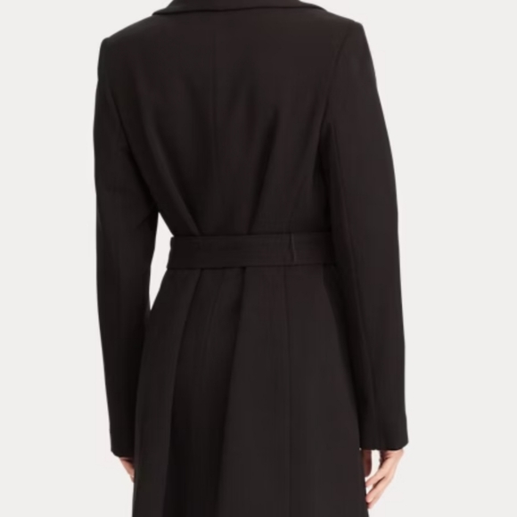 Ralph Lauren Crepe Open-Front Coat - Picture 2 of 13